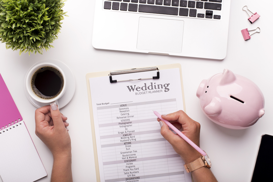 crear un presupuesto de boda